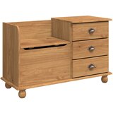 vidaXL klop za shranjevanje "ASKIM" rjava 100x39x62 cm trden les bor | Shoptok.si