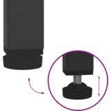 vidaXL Kuhinjski set za pohranu 2 pcs Antracit 120 x 50 x 92 cm | shoptok.hr