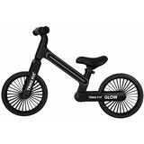 Trike Fix Glow dječji balans bicikl s LED rasvjetom, crni | shoptok.hr