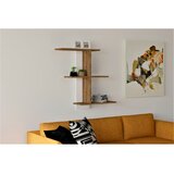 Woody Fashion Bahro - Walnut Walnut Wall Shelf Cene