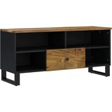 TV ormarić 100 x 33 x 46 masivno drvo manga i konstruirano drvo | shoptok.hr