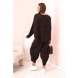 Kesi Włoski Set of new punto sweatshirt pants brown | shoptok.hr