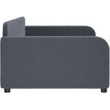  Dnevni ležaj bez madracem tamnosivi 90x190 cm baršunasti | shoptok.hr