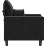  Fotelj črn 60 cm žamet | Shoptok.si