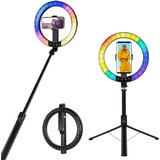 Logilink Smartphone ring light with selfie stick tripod, remote shutter, 25 cmAA0156 | ePonuda.com