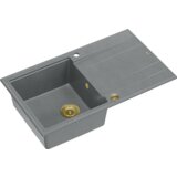 Quadron sudoper EVAN 111 + nano PVD srebrno siva/zlato s daljinskim upravljanjem | shoptok.hr