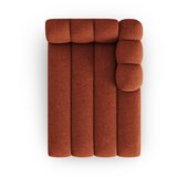 Micadoni Home opečnato oranžen ležalnik (desni kot) lupine | Shoptok.si