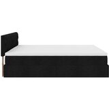 vidaXL Otomanski posteljni okvir z vzmetnico črn 180x200 cm blago | Shoptok.si
