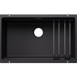 Blanco sudoper ETAGON 700-U SILGRANIT pribor inox nosači, bez InFino pribora - CRNA | shoptok.hr