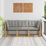  Zunanji srednji in kotiček kavč z blazino 3 Kos Bela, (5000270849) | Shoptok.si