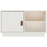 TV ormarić bijeli 70 x 34 x 40 cm od masivne borovine | Eponuda.com