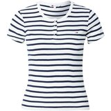 Tommy Jeans Majica tamno plava / bijela Cijene