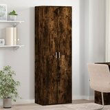 vidaXL Visoka omara dimljen hrast 60x35x180 cm inženirski les Cene