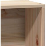  Krevet s regalom za knjige bez madraca 75x190 cm borovina - Prirodna 75 x 190 cm | shoptok.hr