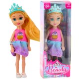 Mini lutka za igru princeza sa krunom 14cm - boju biramo nasumično | Shoptok.si