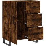  Komoda boja dimljenog hrasta 69,5x34x90 cm konstruirano drvo | Eponuda.com