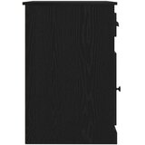  Stol s ladicama Crni hrast 50 x 115 x 75 cm Konstruirano drvo | shoptok.hr