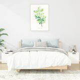 The Living Store Nočna omarica 2 kosa bela 40x39x40 cm - Nočna Omarica, (21433704) | Shoptok.si