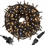 springos set božićnih lampica Flash, 500 LED, 28,5 m, toplo bijela + flash hladno bijela | shoptok.hr