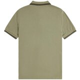 Fred Perry Twin Tipped Polo Shirt Olive Mint/Night Green Zelena | shoptok.hr