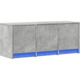 TV ormarić s LED svjetlima boja betona 97x34x40 cm drveni | shoptok.hr