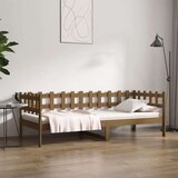 Dnevna postelja medeno rjava 90x200 cm trdna borovina, (20684700) Cene