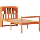  s regalom za knjige bez madraca 75 x 190 cm od borovine | shoptok.hr
