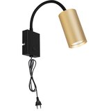  Brilagi - Fleksibilna zidna lampa SELE 1xGU10/30W/230V crna/zlatna | Eponuda.com