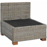  Srednja sofa s jastucima GENDT Prirodni ratan Kubu siva | shoptok.hr