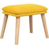 Stolica za opuštanje s tabureom od tkanine boja senfa | shoptok.hr