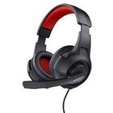 Trust Basics Circum-aural žične gaming slušalke z mikrofonom in nastavljivim naglavnim trakom, črna/rdeča, (21233525) | Shoptok.si