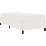  Krevetna konstrukcija Krema 100 x 200 cm Baršunasta tkanina | shoptok.hr