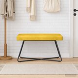  Klupa Žuta 80 x 40 x 45 cm Baršun | Eponuda.com