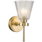Elstead Lighting Elstead Gunnislake Stenska svetilka iz brušenega medenine, IP44, (22099182) | Shoptok.si