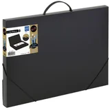 fascikla za crteže A3 "Handlebox" sa ručkom crna ( 04HB02B )
