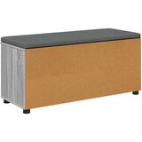  Haldna klop z blazino Enobarvno Siva Sonoma 100 x 38 x 46 cm, (5000160704) | Shoptok.si
