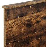  Uzglavlje s uzglavljem Dimljeni hrast 75 cm Konstruirano drvo | shoptok.hr