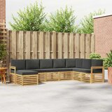  Set vanjskih sofa 8 pcs Bijela i antracit 306 x 187,5 x 73 cm | shoptok.hr