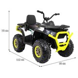 Quad na akumulator ATV Desert 4x4 - bijeli | Eponuda.com