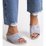 Gemre Gray wedge flip-flops Semretana | Shoptok.si