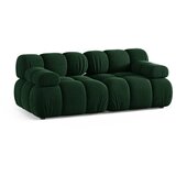 Micadoni Temno zelena žametna sedežna garnitura 188 cm Bellis – | Shoptok.si