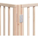 vidaXL Ograda za pse z vrati zložljiva 15 panelov 750 cm topolovina | Shoptok.si