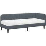  Kutni okvir kreveta Tamno siva 80 x 200 cm Baršun | Eponuda.com