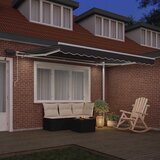 vidaXL Okvir tende z LED lučmi Bela 350 x 250 cm Aluminij - - Bela - 18.48 - 350 x 250 cm - 2025- | Shoptok.si