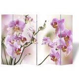 vidaXL Sklopiva sobna pregrada s uzorkom cvijeća 217 x 170 cm | shoptok.hr