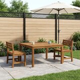  Stolić za kavu Prirodna 100 x 100,5 x 45 cm Čvrsto drvo akacije | shoptok.hr