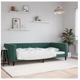 vidaXL Raztegljiva postelja temno zelena 100x200 cm žamet Cene