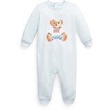 Polo Ralph Lauren Kombinezon moder denim / pastelno modra / svetlo rjava / bela Cene