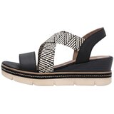 Remonte Sandale crna / bijela | shoptok.hr