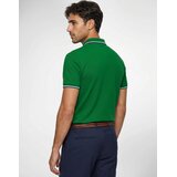 Polo Ralph Lauren Polo majice kratki rokavi POLO COUPE DROITE EN COTON BASIC MESH COL RAYE Zelena | Shoptok.si